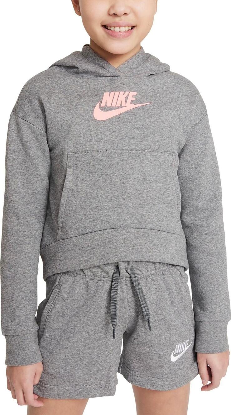 Girls 7-16 Nike Fleece Hoodie, Girl's, Size: Medium, Grey